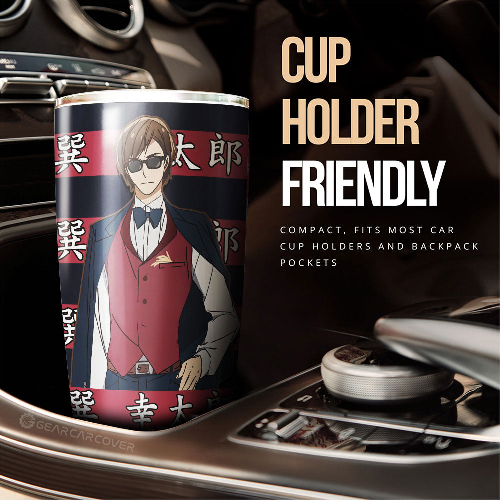 Kotaro Tatsumi Tumbler Cup Custom Anime Car Accessories - Gearcarcover - 3