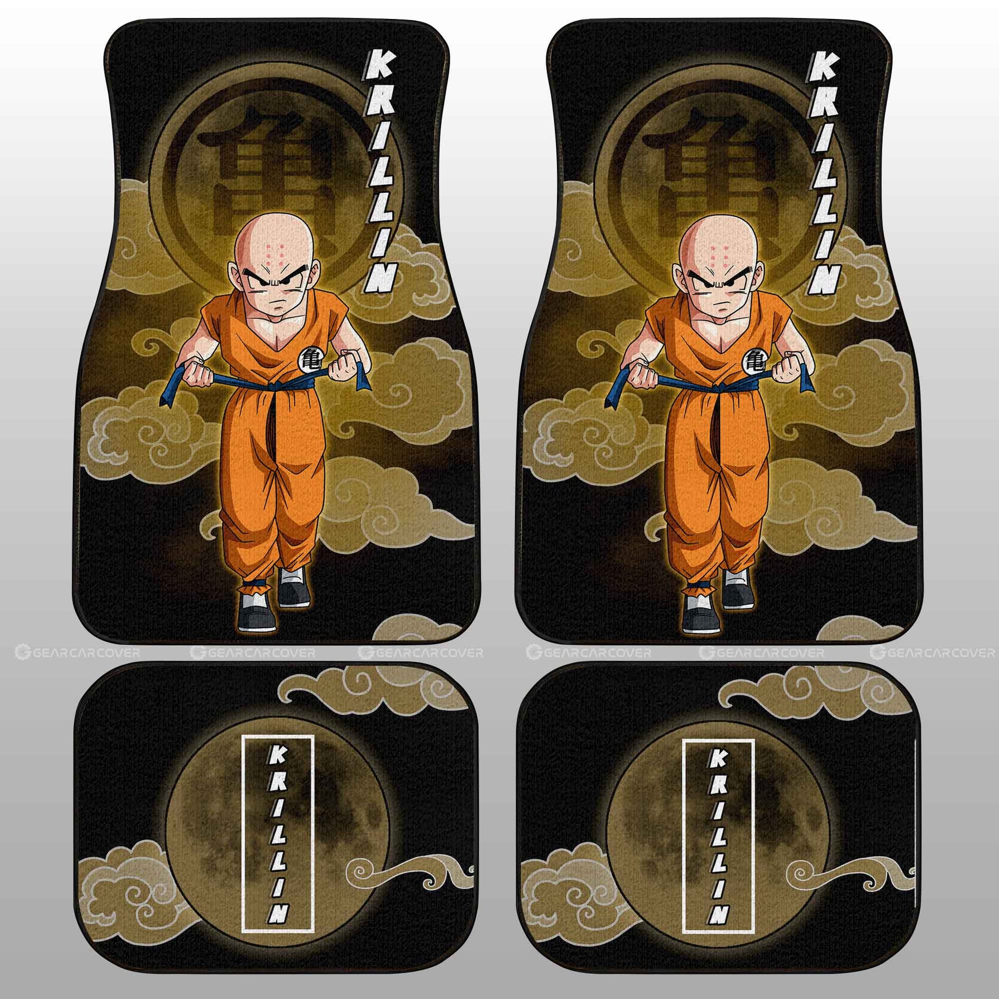 Krillin Car Floor Mats Custom Car Interior Accessories - Gearcarcover - 2