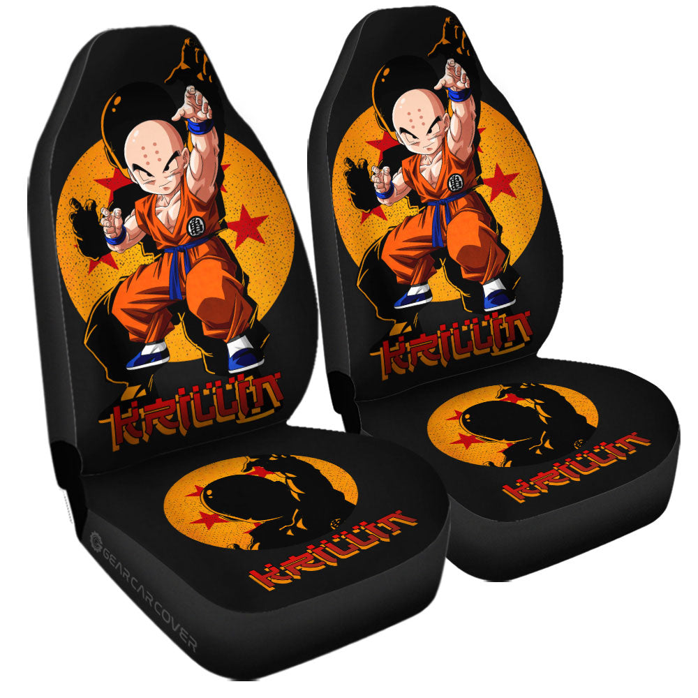 Krillin Car Seat Covers Custom Car Accessories - Gearcarcover - 3
