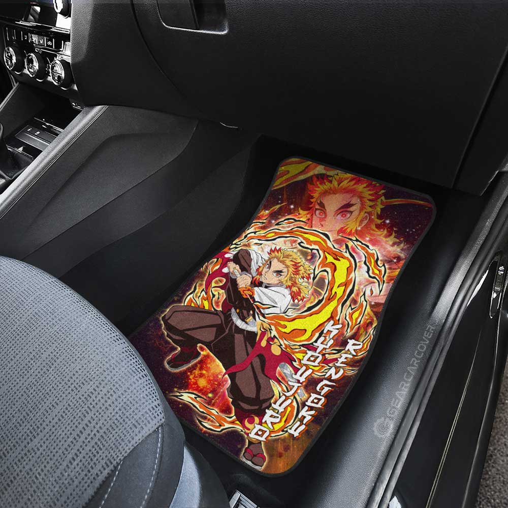 Kyoujuro Rengoku Car Floor Mats Custom Characters Car Accessories - Gearcarcover - 3