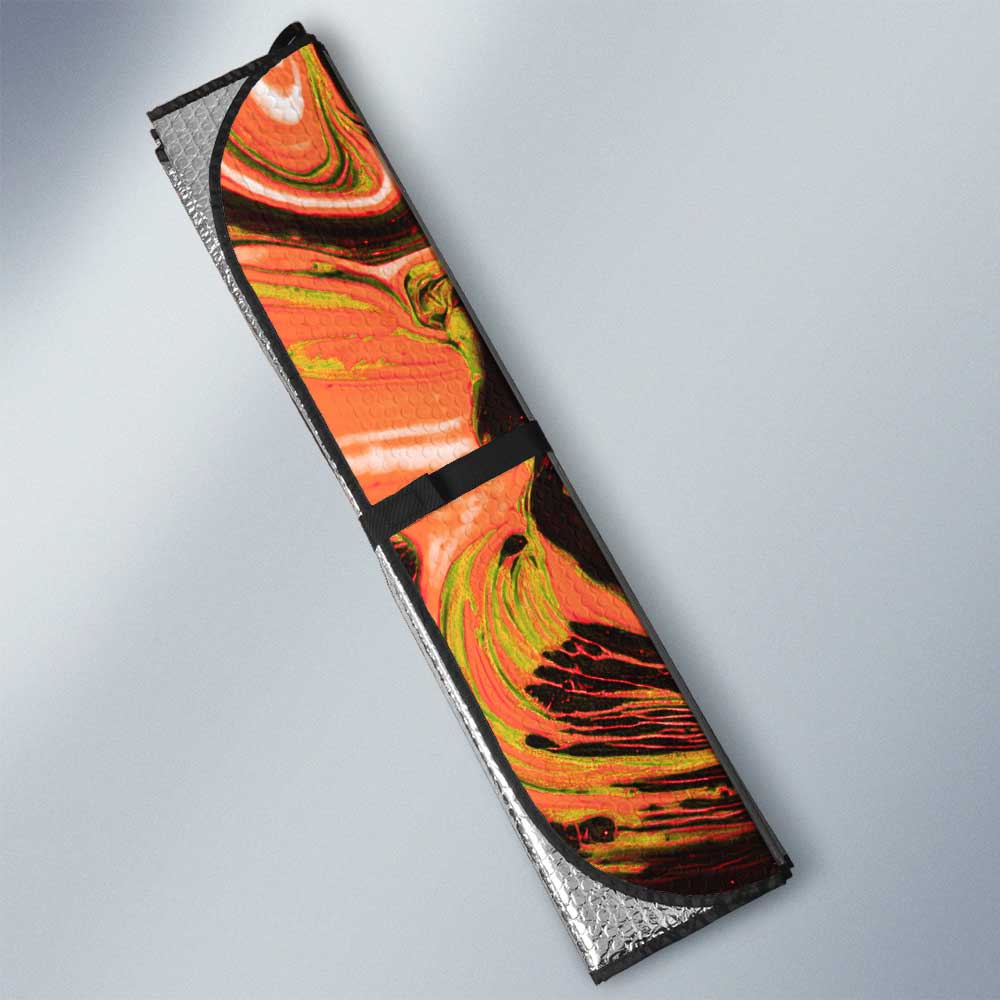 Kyoujuro Rengoku Car Sunshade Custom Car Accessories - Gearcarcover - 3