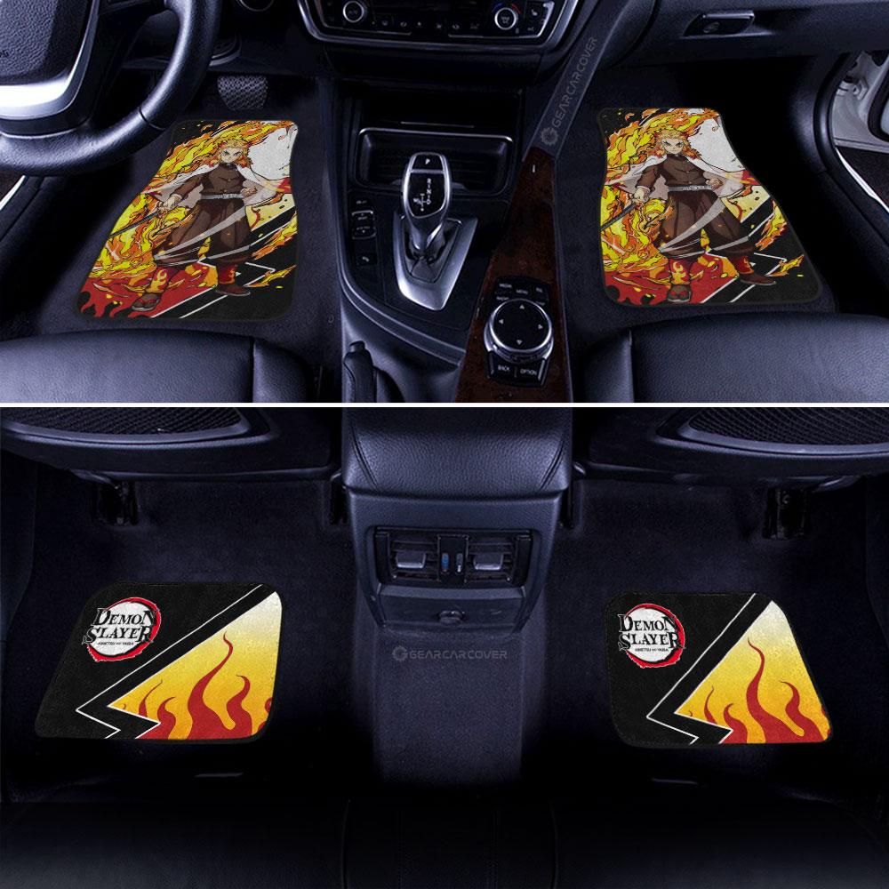 Kyoujurou Rengoku Car Floor Mats Custom Car Accessories - Gearcarcover - 3