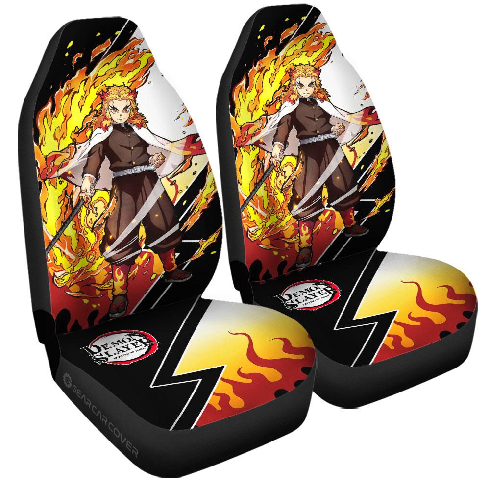 Kyoujurou Rengoku Car Seat Covers Custom Car Accessories - Gearcarcover - 3