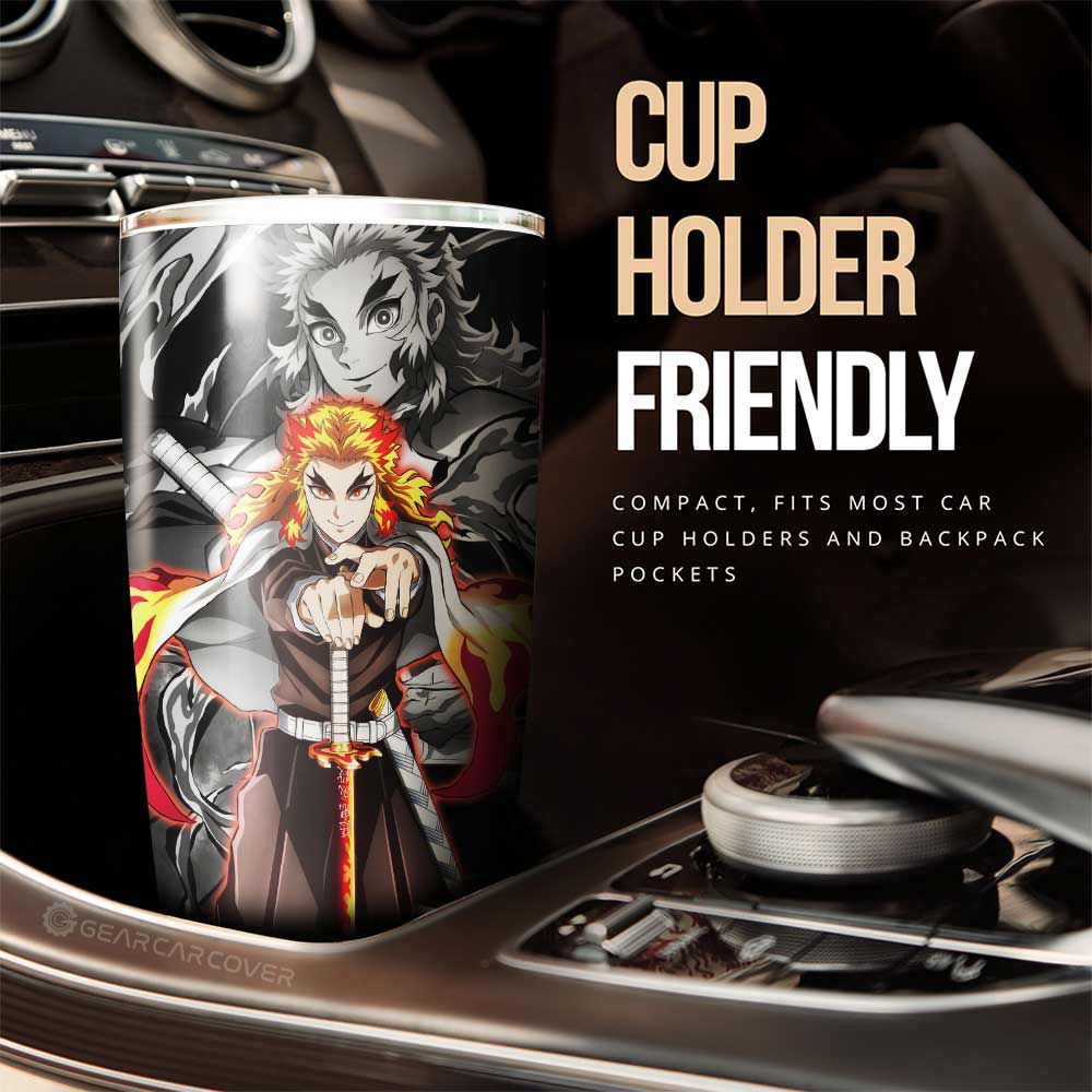 Kyoujurou Rengoku Tumbler Cup Custom Car Accessories - Gearcarcover - 3