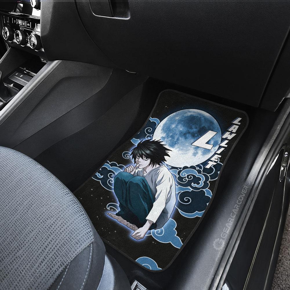 L Lawliet Car Floor Mats Custom Death Note Car Accessories - Gearcarcover - 4