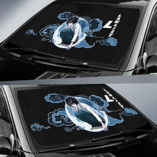 L Lawliet Car Sunshade Custom Death Note Car Accessories - Gearcarcover - 2