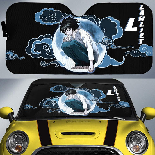 L Lawliet Car Sunshade Custom Death Note Car Accessories - Gearcarcover - 1