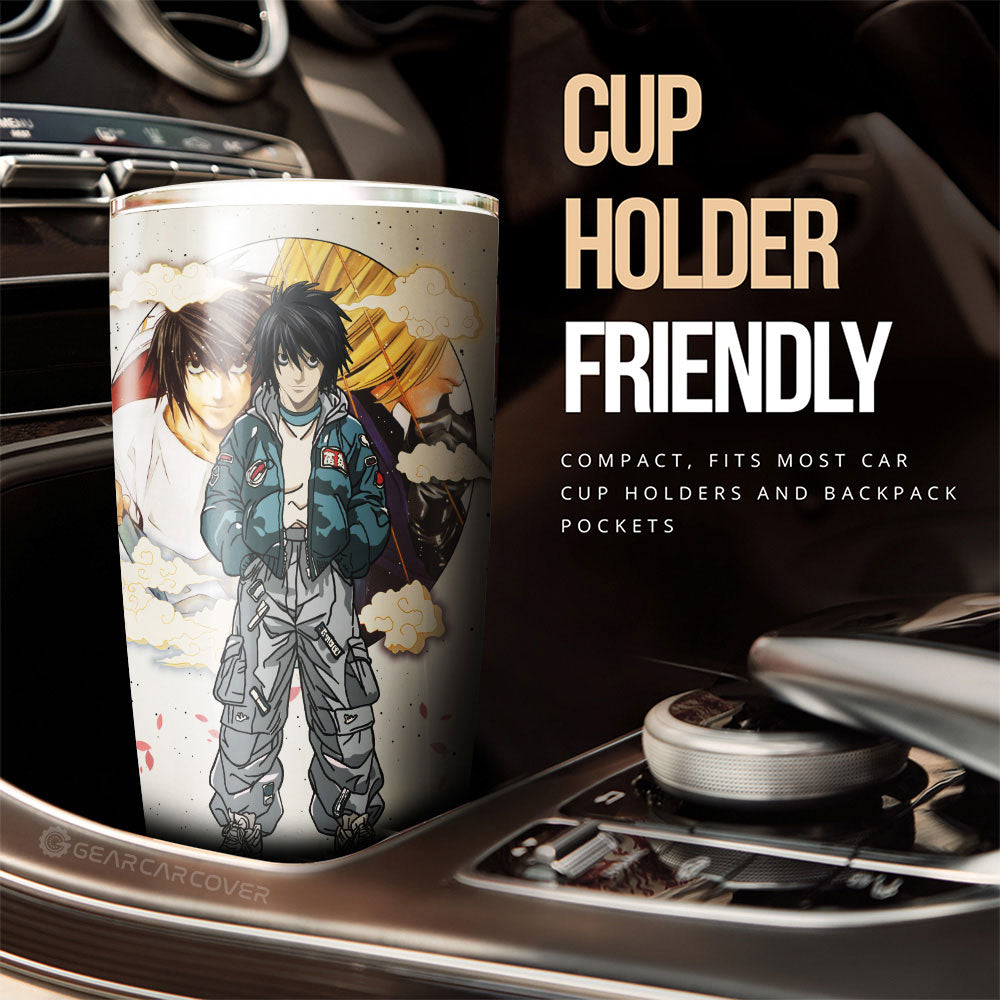 L Lawliet Tumbler Cup Anime Collection - Gearcarcover - 3