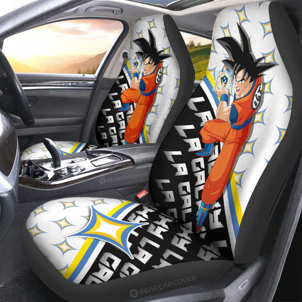 LA Galaxy Car Seat Covers Goku Car Accessories For Fans - Gearcarcover - 2