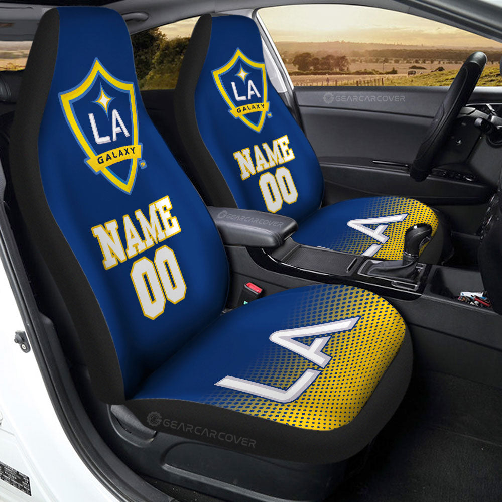 LA Galaxy Car Seat Covers Sporty Team Collection - Gearcarcover - 2