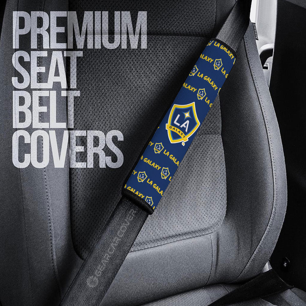 LA Galaxy Seat Belt Covers Sporty Team Collection - Gearcarcover - 3