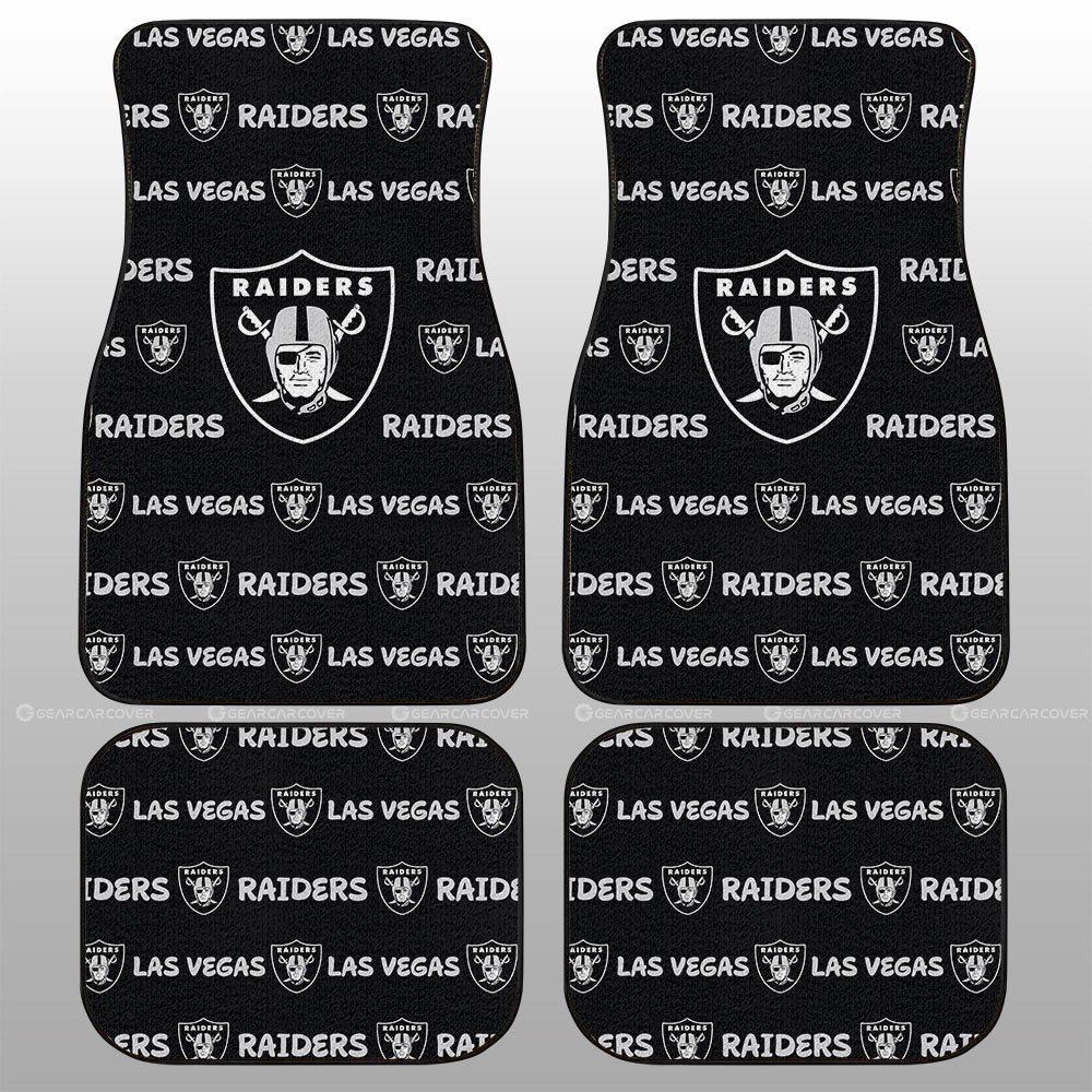 Las Vegas Raiders Car Floor Mats Sporty Team Collection - Gearcarcover - 1
