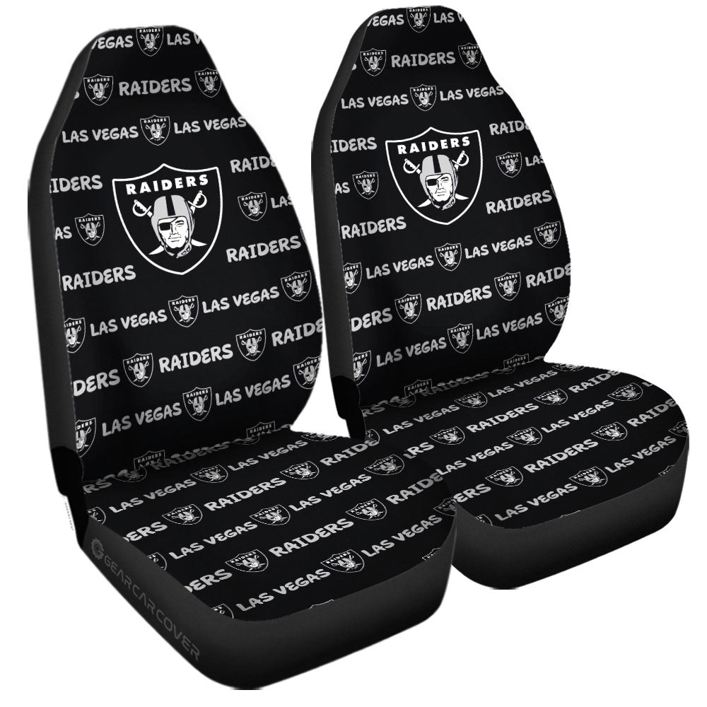 Las Vegas Raiders Car Seat Covers Sporty Team Collection - Gearcarcover - 3