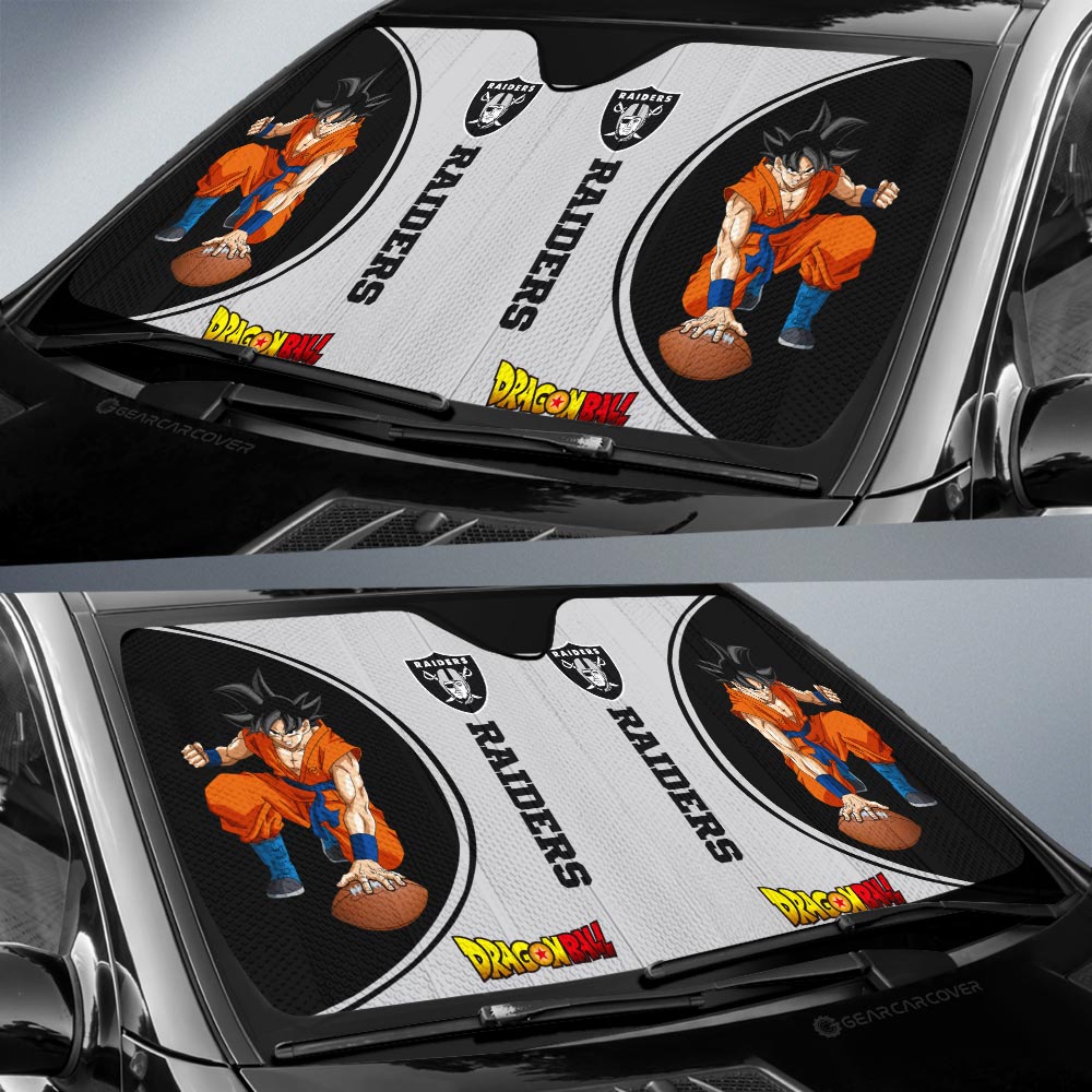 Las Vegas Raiders Car Sunshade Custom Car Accessories For Fans - Gearcarcover - 2