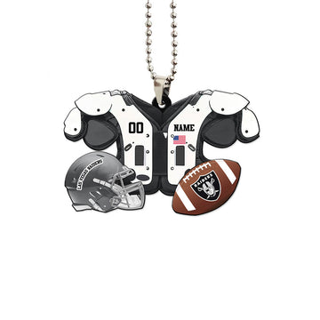 Las Vegas Raiders Ornament Personalized Uniforms Collection - Gearcarcover - 1