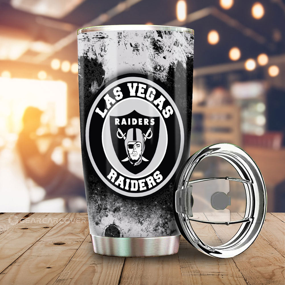 Las Vegas Raiders Tumbler Cup Custom Car Accessories - Gearcarcover - 2