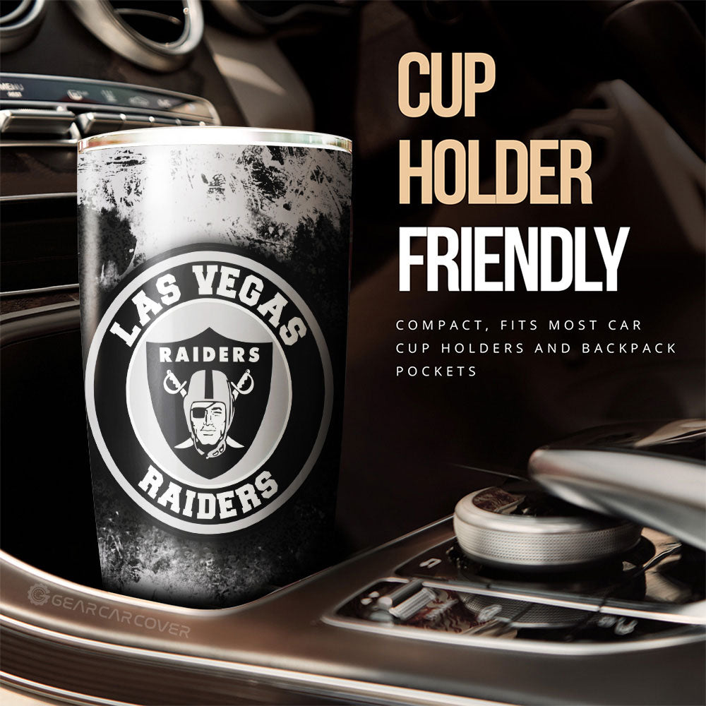 Las Vegas Raiders Tumbler Cup Custom Car Accessories - Gearcarcover - 3