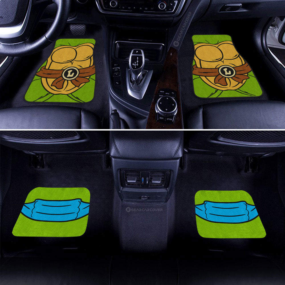 Leonardo Car Floor Mats Custom Ninja Turtle Car Accessories - Gearcarcover - 2