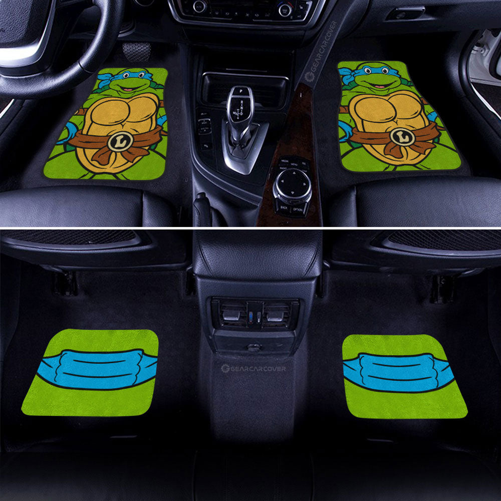 Leonardo Car Floor Mats Custom Ninja Turtle Car Accessories - Gearcarcover - 2