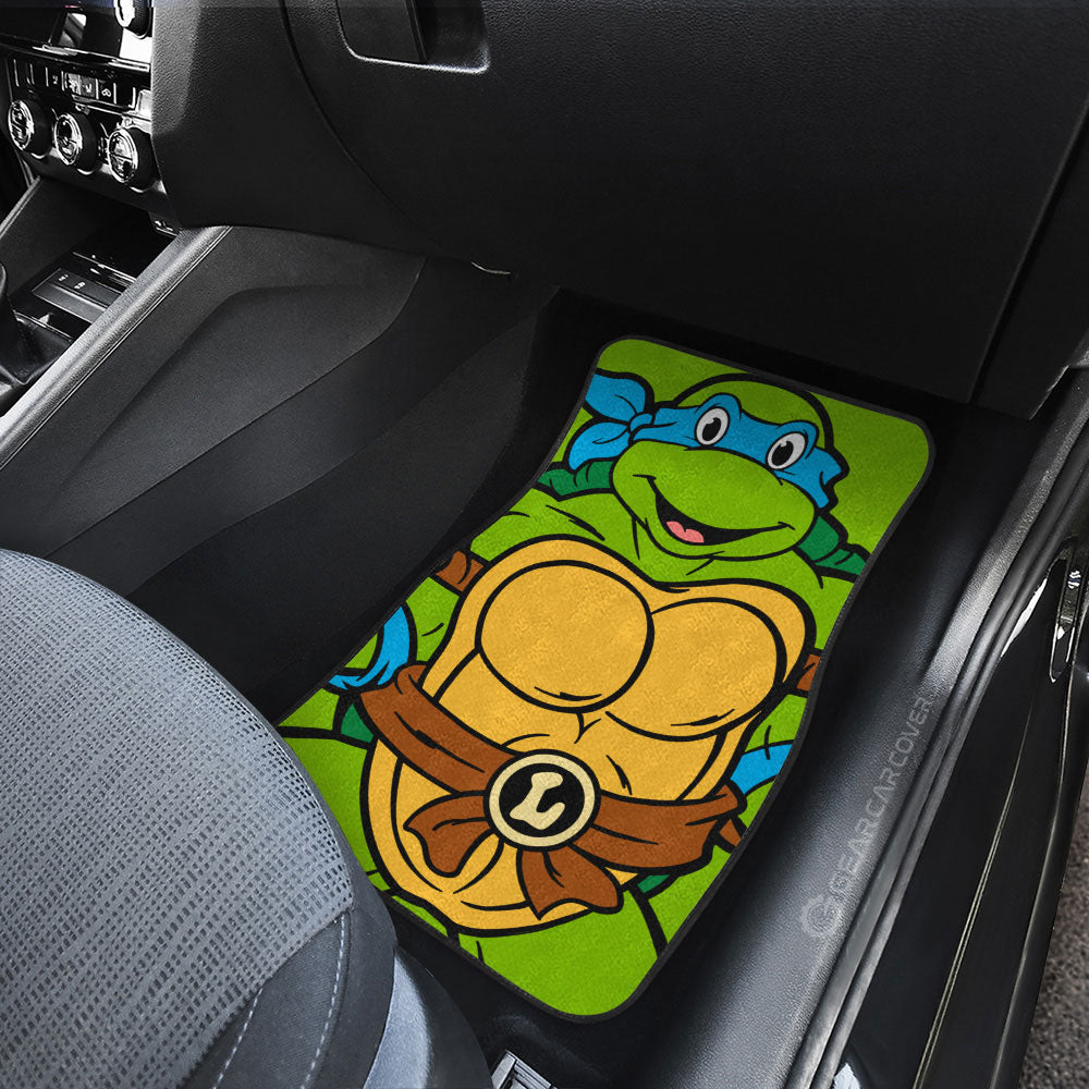 Leonardo Car Floor Mats Custom Ninja Turtle Car Accessories - Gearcarcover - 3