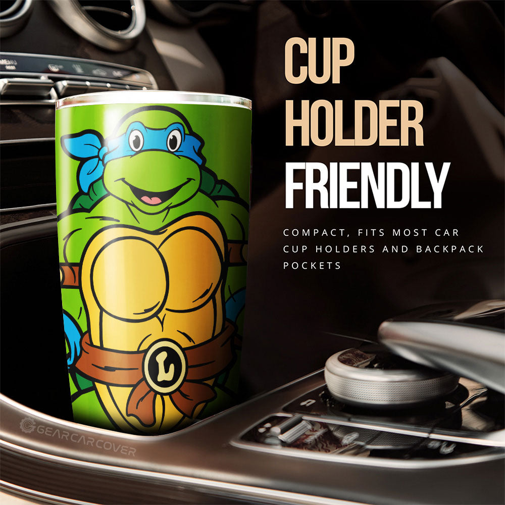 Leonardo Tumbler Cup Custom Ninja Turtle Car Accessories - Gearcarcover - 3