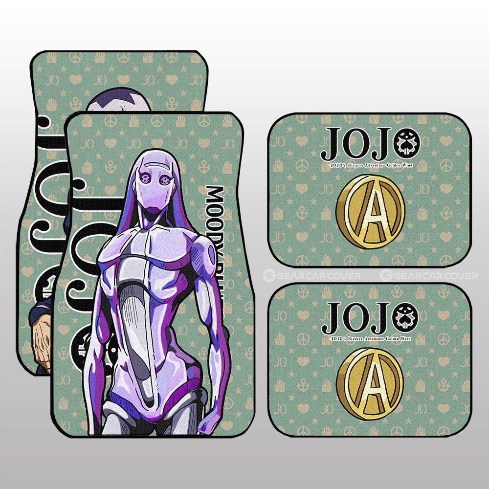 Leone Abbacchio Car Floor Mats Custom Bizarre Adventure Car Accessories - Gearcarcover - 2
