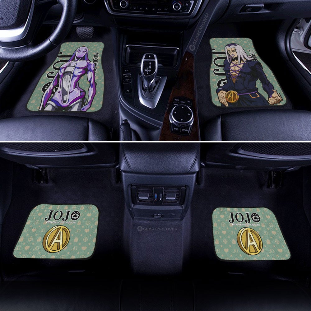 Leone Abbacchio Car Floor Mats Custom Bizarre Adventure Car Accessories - Gearcarcover - 3