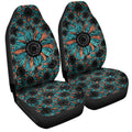 Leopard Sunflower Car Seat Covers Custom Car Decoration - Gearcarcover - 3