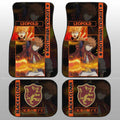 Leopold Vermillion Car Floor Mats Custom Black Clover Anime - Gearcarcover - 2