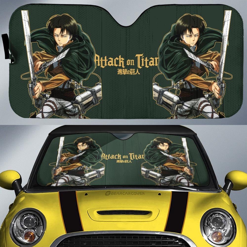 Levi Ackerman Car Sunshade Custom - Gearcarcover - 1