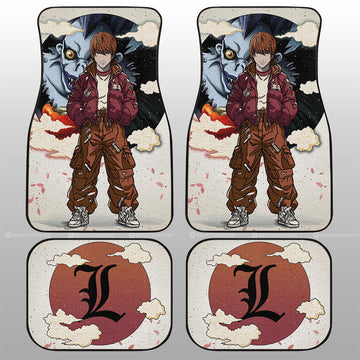 Light Yagami Car Floor Mats Anime Collection - Gearcarcover - 1