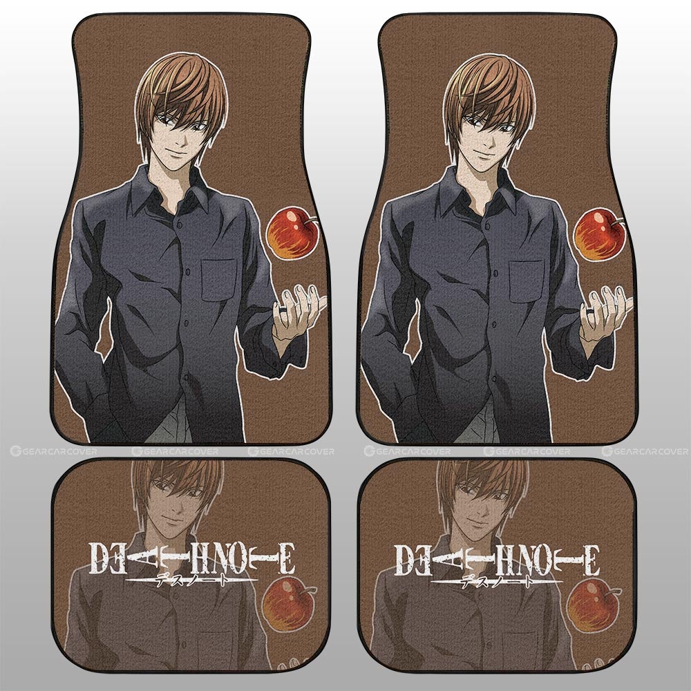 Light Yagami Car Floor Mats Custom Death Note - Gearcarcover - 2