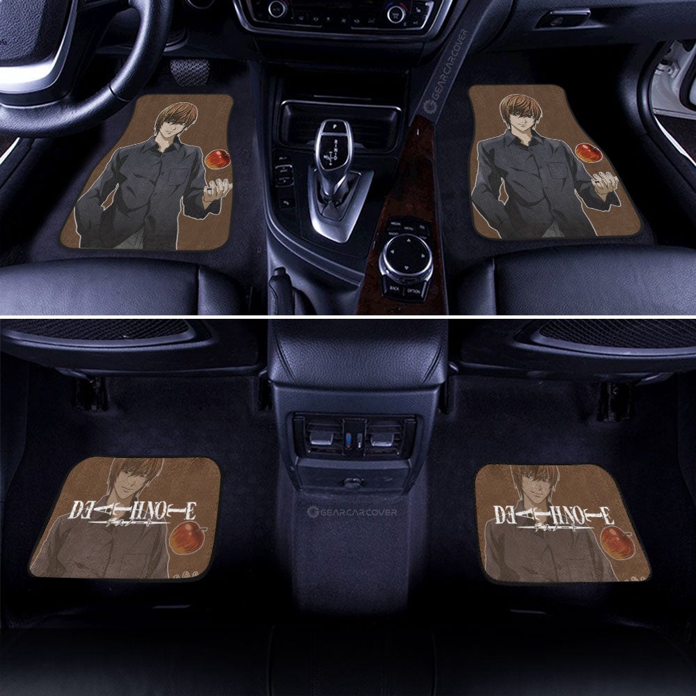 Light Yagami Car Floor Mats Custom Death Note - Gearcarcover - 3