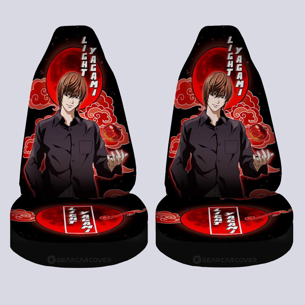 Light Yagami Car Seat Covers Custom Death Note Car Accessories - Gearcarcover - 4