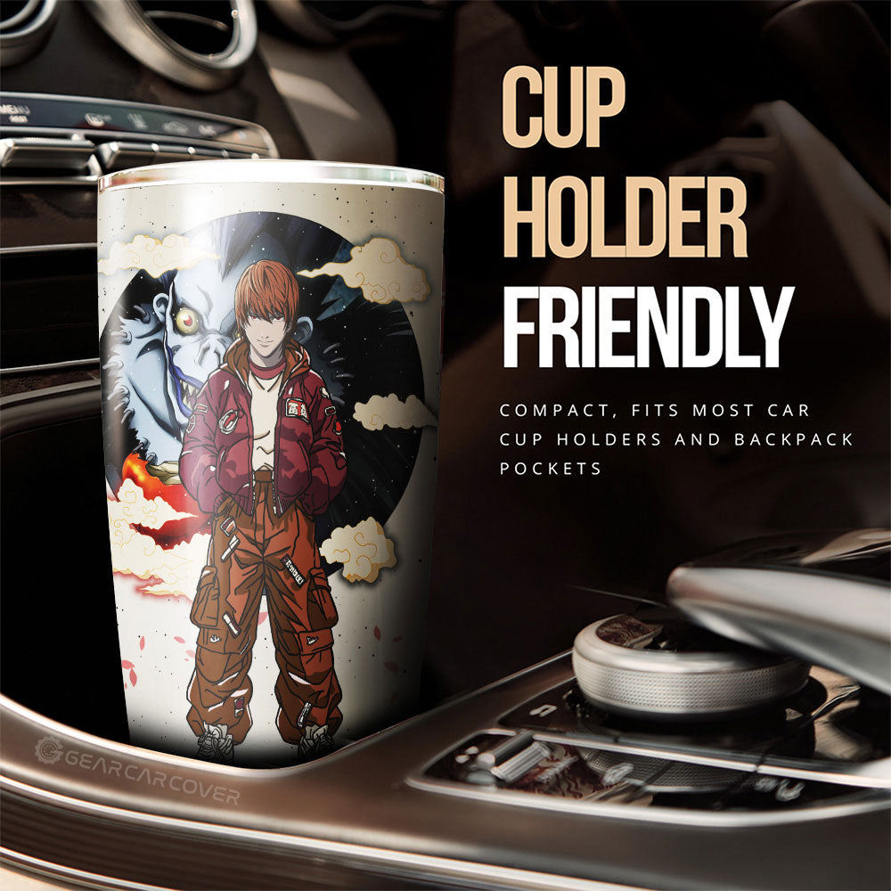 Light Yagami Tumbler Cup Anime Collection - Gearcarcover - 3