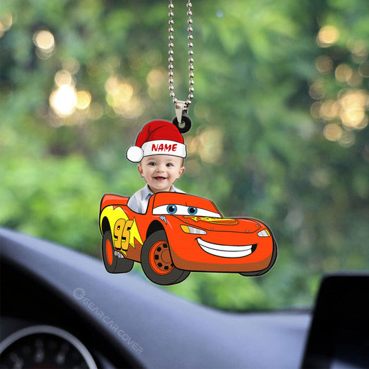 Lightning McQueen Ornament Personalized Christmas Baby Collection - Gearcarcover - 2