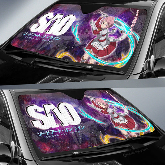 Lisbeth Car Sunshade Custom Manga Galaxy Style - Gearcarcover - 2