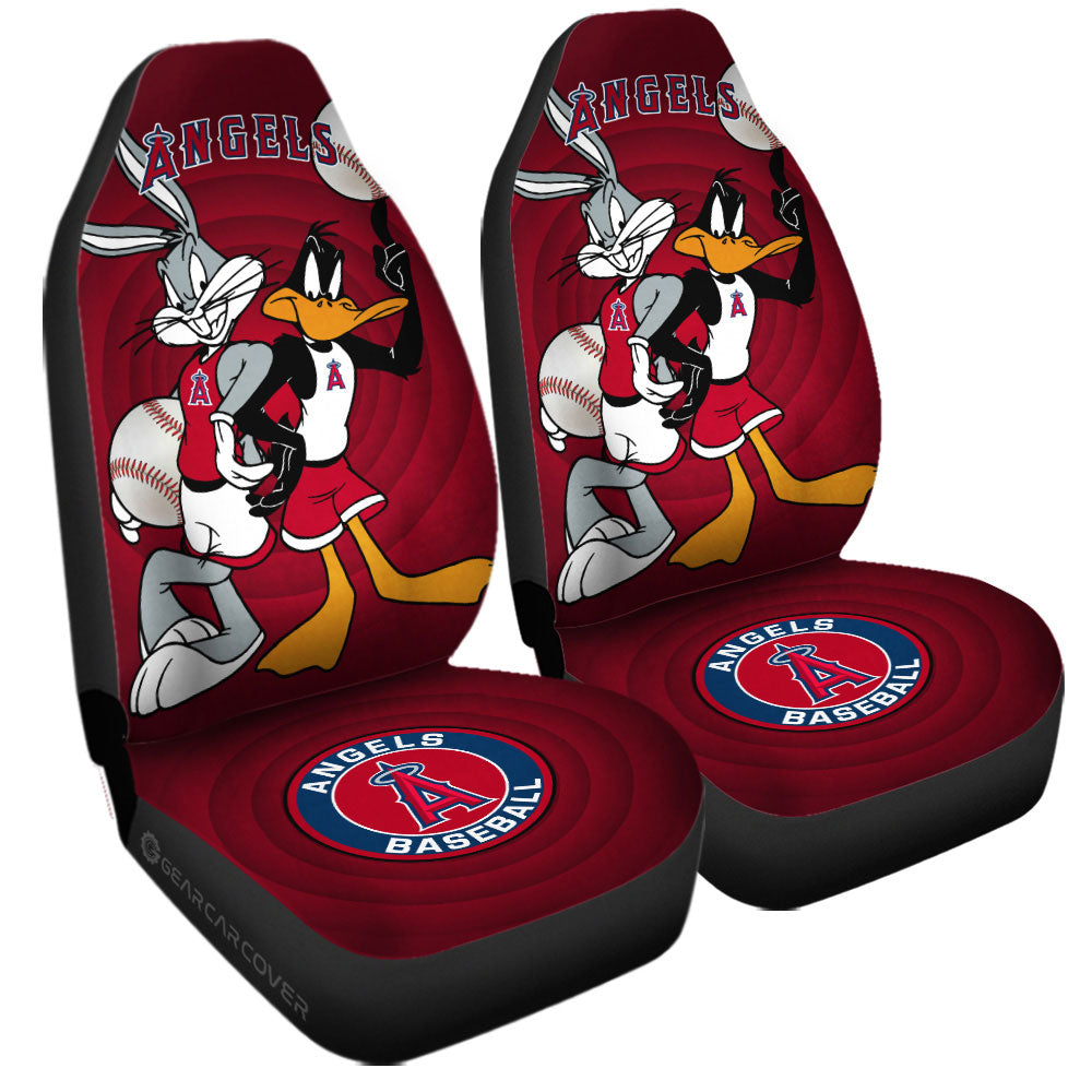 Los Angeles Angels Car Seat Covers Custom Car Accessories - Gearcarcover - 3