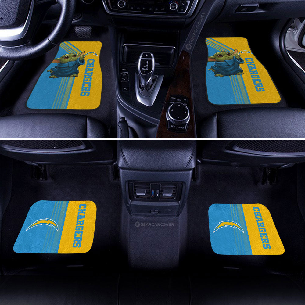 Los Angeles Chargers Car Floor Mats Custom Car Accessories - Gearcarcover - 2