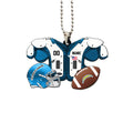 Los Angeles Chargers Ornament Personalized Uniforms Collection - Gearcarcover - 1