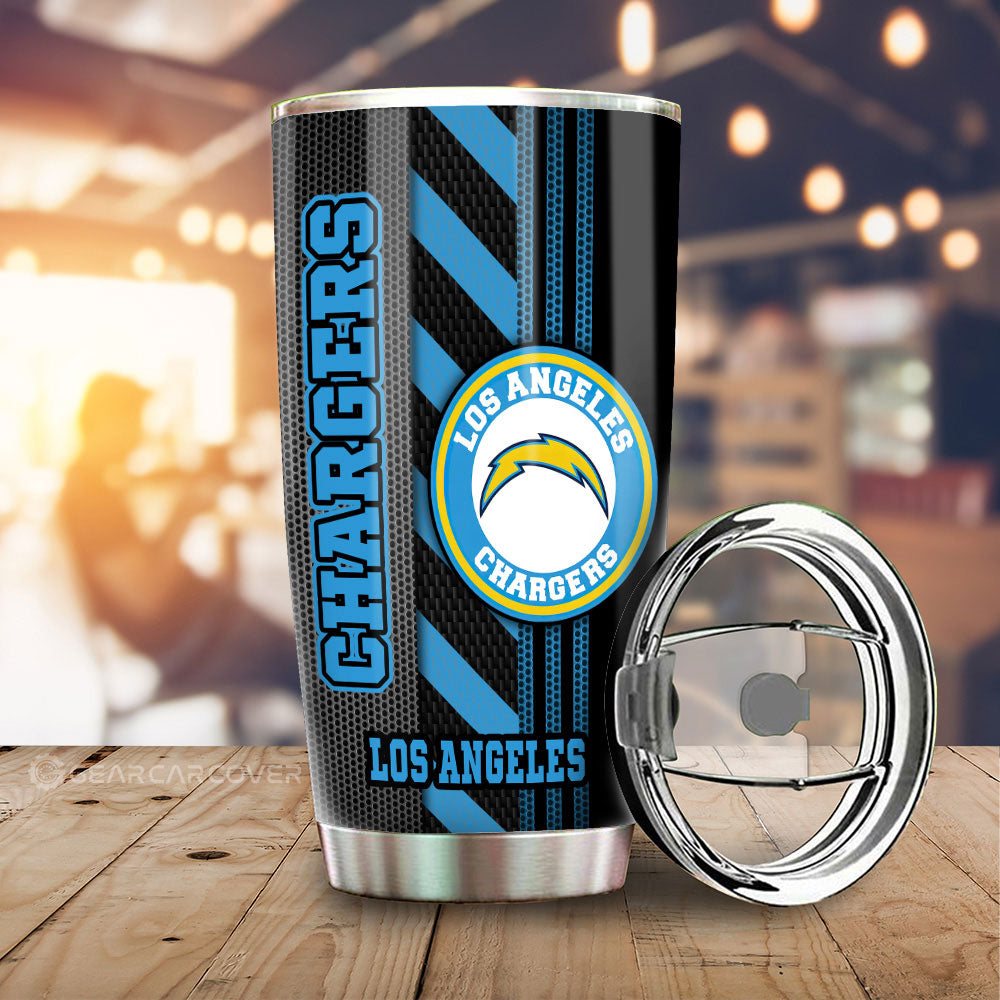 Los Angeles Chargers Tumbler Cup Custom Car Accessories - Gearcarcover - 2