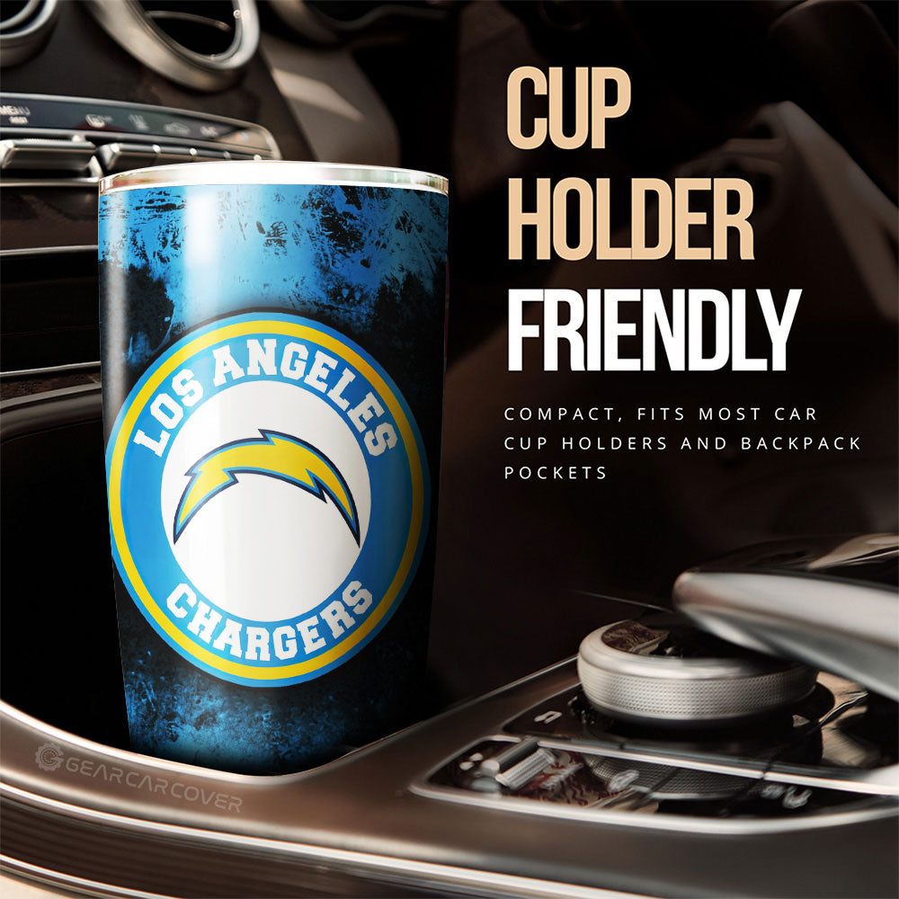 Los Angeles Chargers Tumbler Cup Custom Car Accessories - Gearcarcover - 3