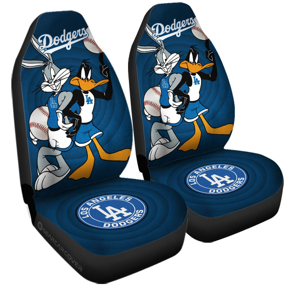 Los Angeles Dodgers Car Seat Covers Custom Car Accessories - Gearcarcover - 3
