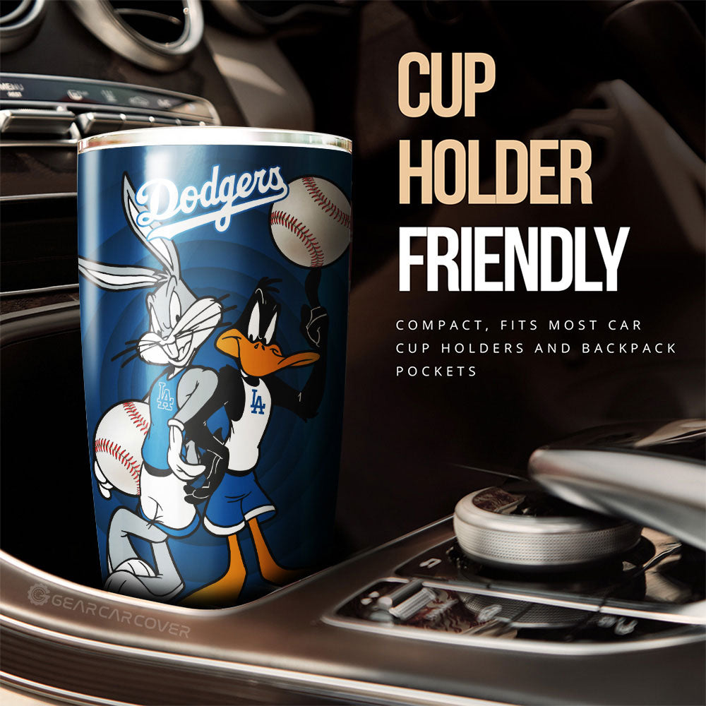 Los Angeles Dodgers Tumbler Cup Custom Car Accessories - Gearcarcover - 3