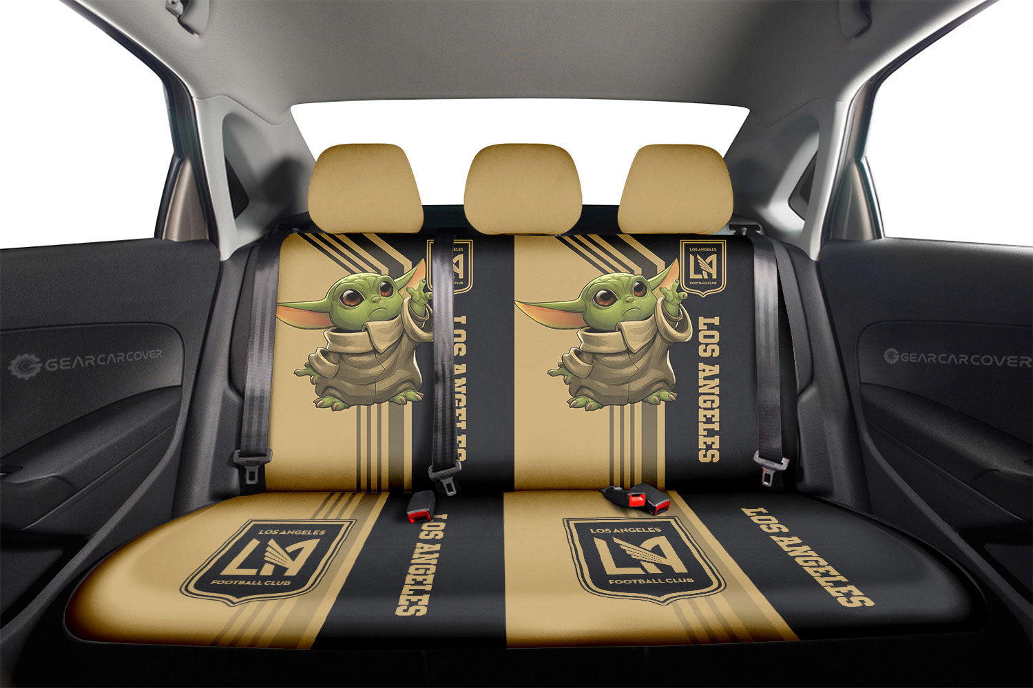 Los Angeles FC Car Back Seat Covers Custom Car Accessories - Gearcarcover - 2