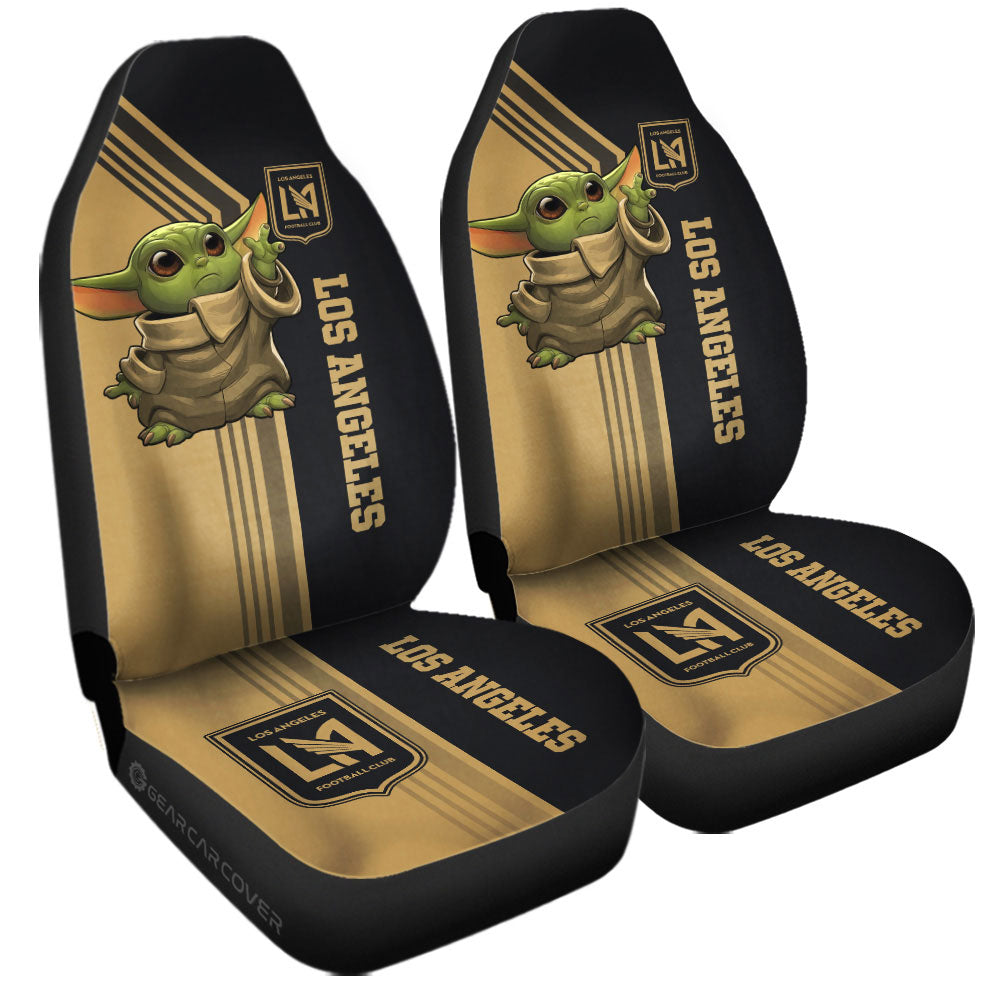 Los Angeles FC Car Seat Covers Baby Yoda Car Accessories - Gearcarcover - 3