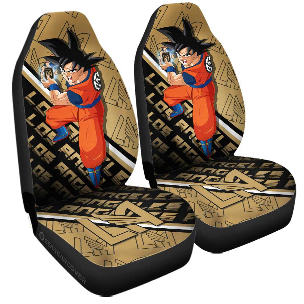 Los Angeles FC Car Seat Covers Goku Car Accessories For Fans - Gearcarcover - 3