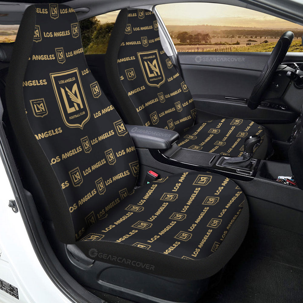 Los Angeles FC Car Seat Covers Sporty Team Collection - Gearcarcover - 2