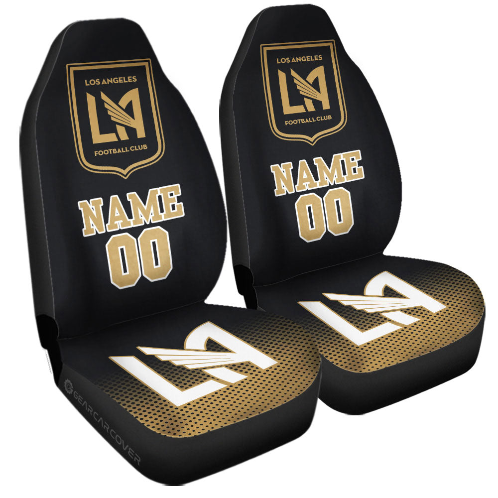 Los Angeles FC Car Seat Covers Sporty Team Collection - Gearcarcover - 3