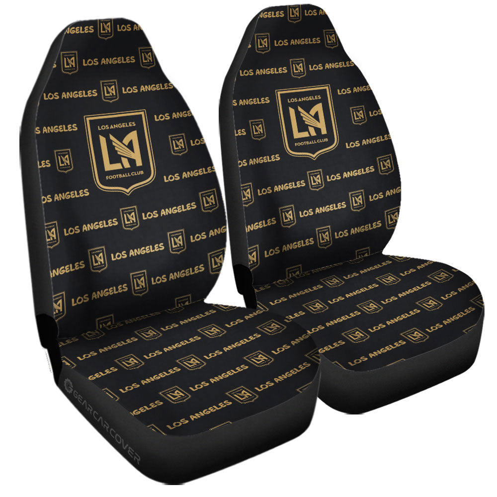 Los Angeles FC Car Seat Covers Sporty Team Collection - Gearcarcover - 3